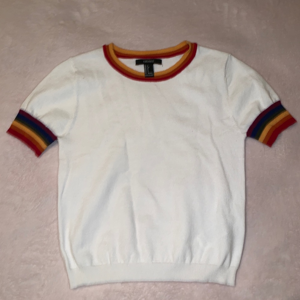 forever21 only worn once white shirt